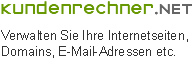 kundenrechner.net - Verwalten Sie Ihre Internetseiten, Domains, E-Mail-Adressen etc.